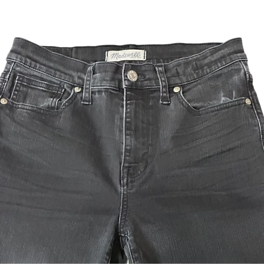 Madewell Black High Riser Skinny Jeans 28